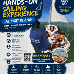 Discover Sailing - 3 Hours Fun Sailing at Port Klang