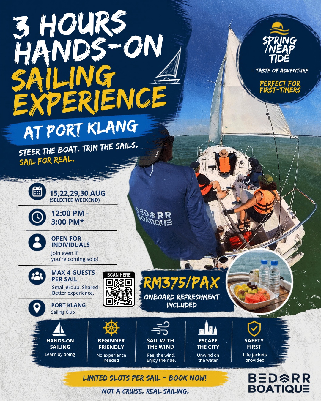 Discover Sailing - 3 Hours Fun Sailing at Port Klang