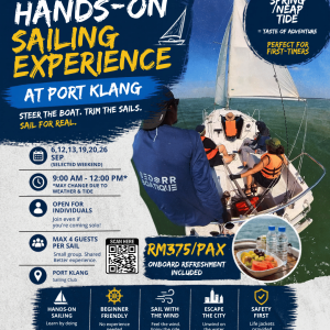 Discover Sailing - 3 Hours Fun Sailing at Port Klang