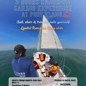 Discover Sailing - 3 Hours Fun Sailing at Port Klang