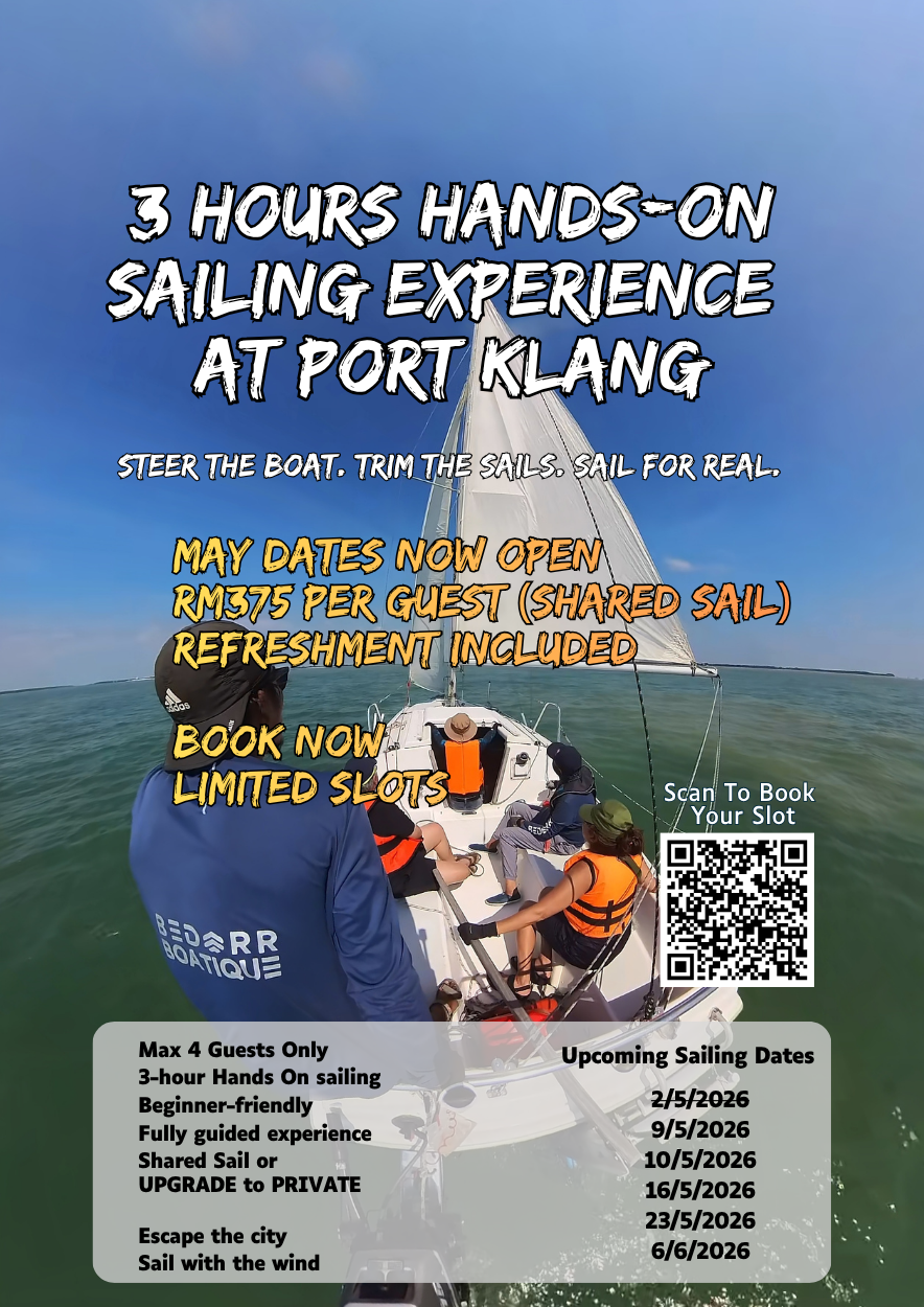 Discover Sailing - 3 Hours Fun Sailing at Port Klang