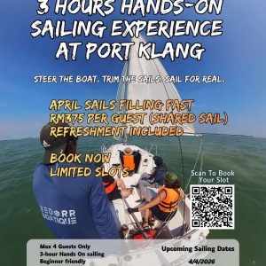 Discover Sailing - 3 Hours Fun Sailing at Port Klang
